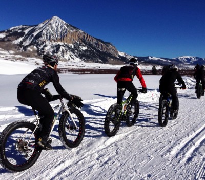 snow bike tour